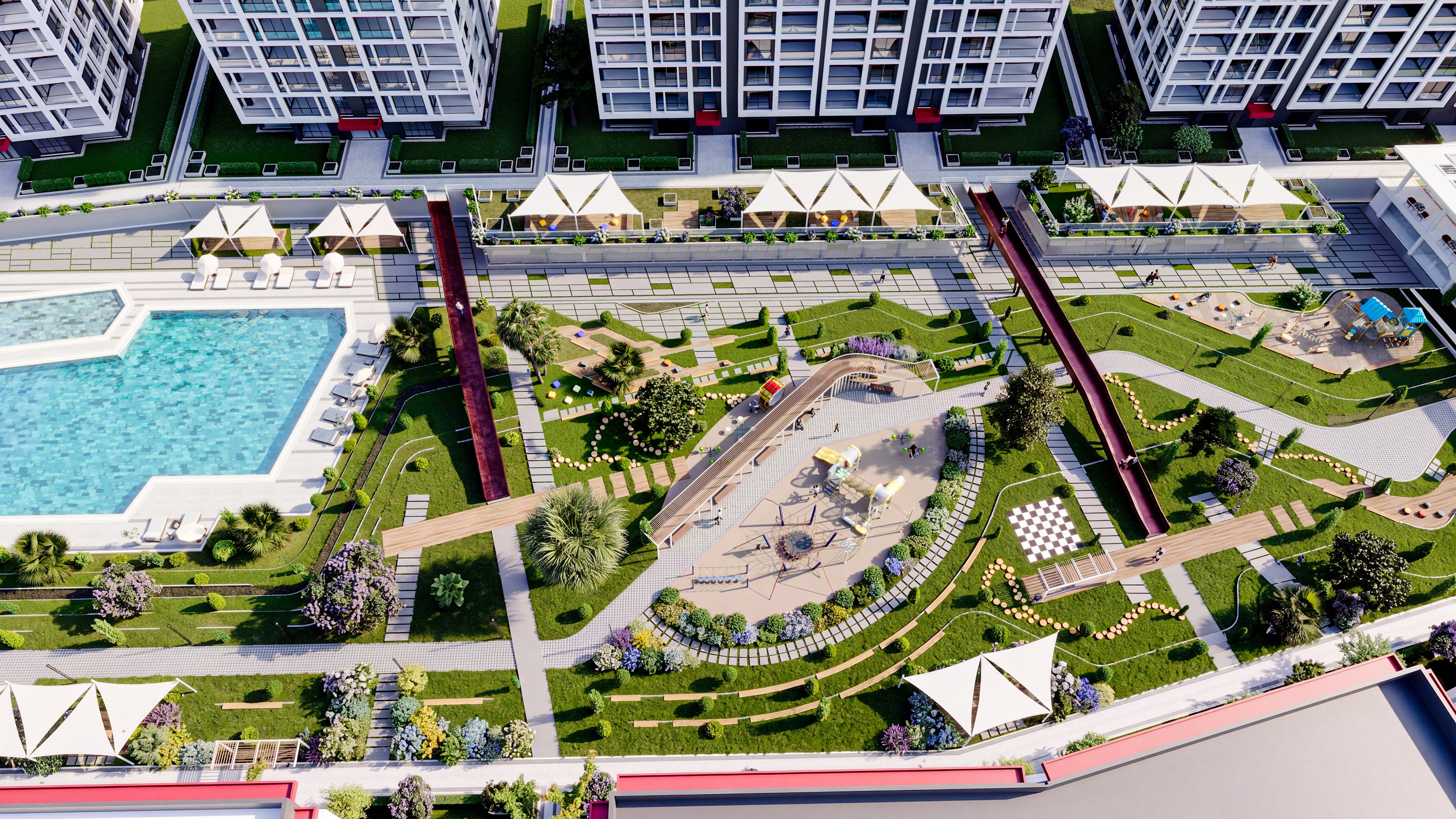BAHÇE AURA — 22.000 m² Peyzaj